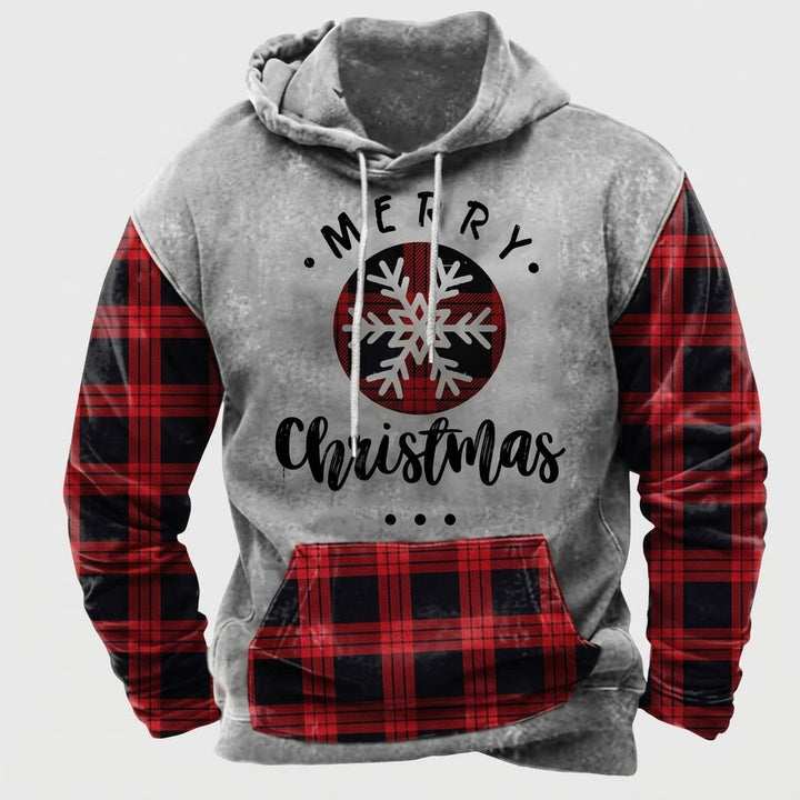 Mens Longline Ribbed Cuff Everyday Hoodie