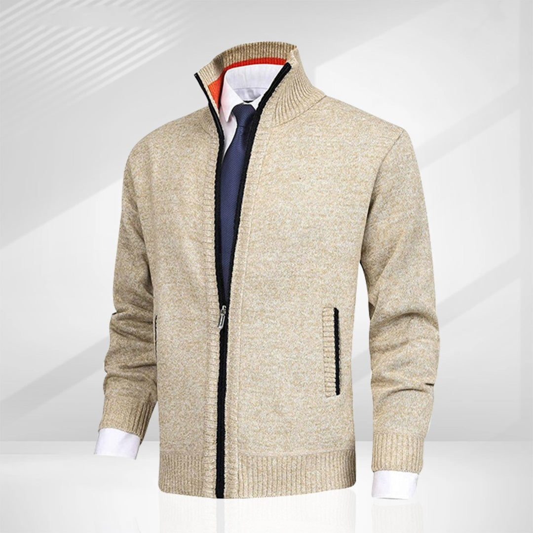 Mens Long Sleeve Zip Front Everyday Gilet