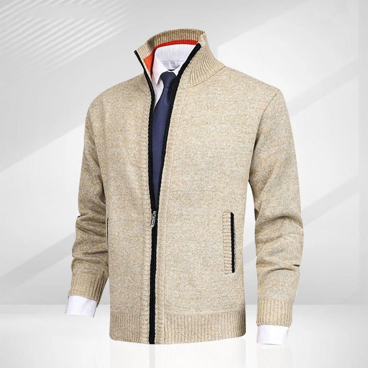 Mens Long Sleeve Zip Front Everyday Gilet