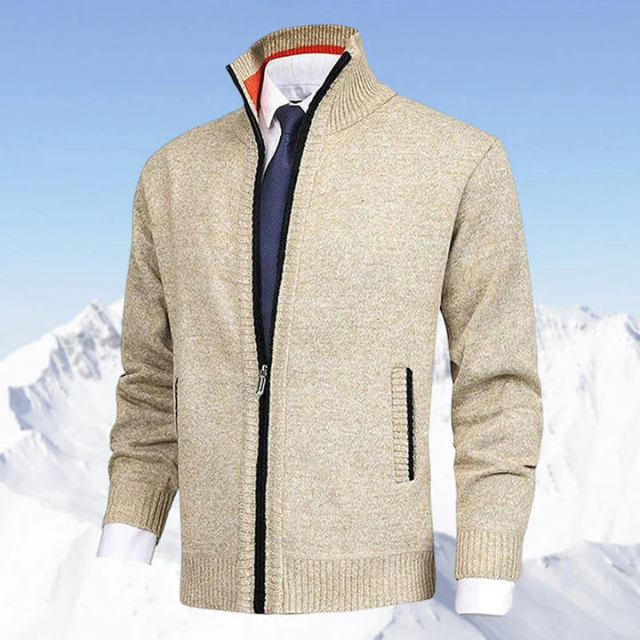 Mens Long Sleeve Zip Front Everyday Gilet