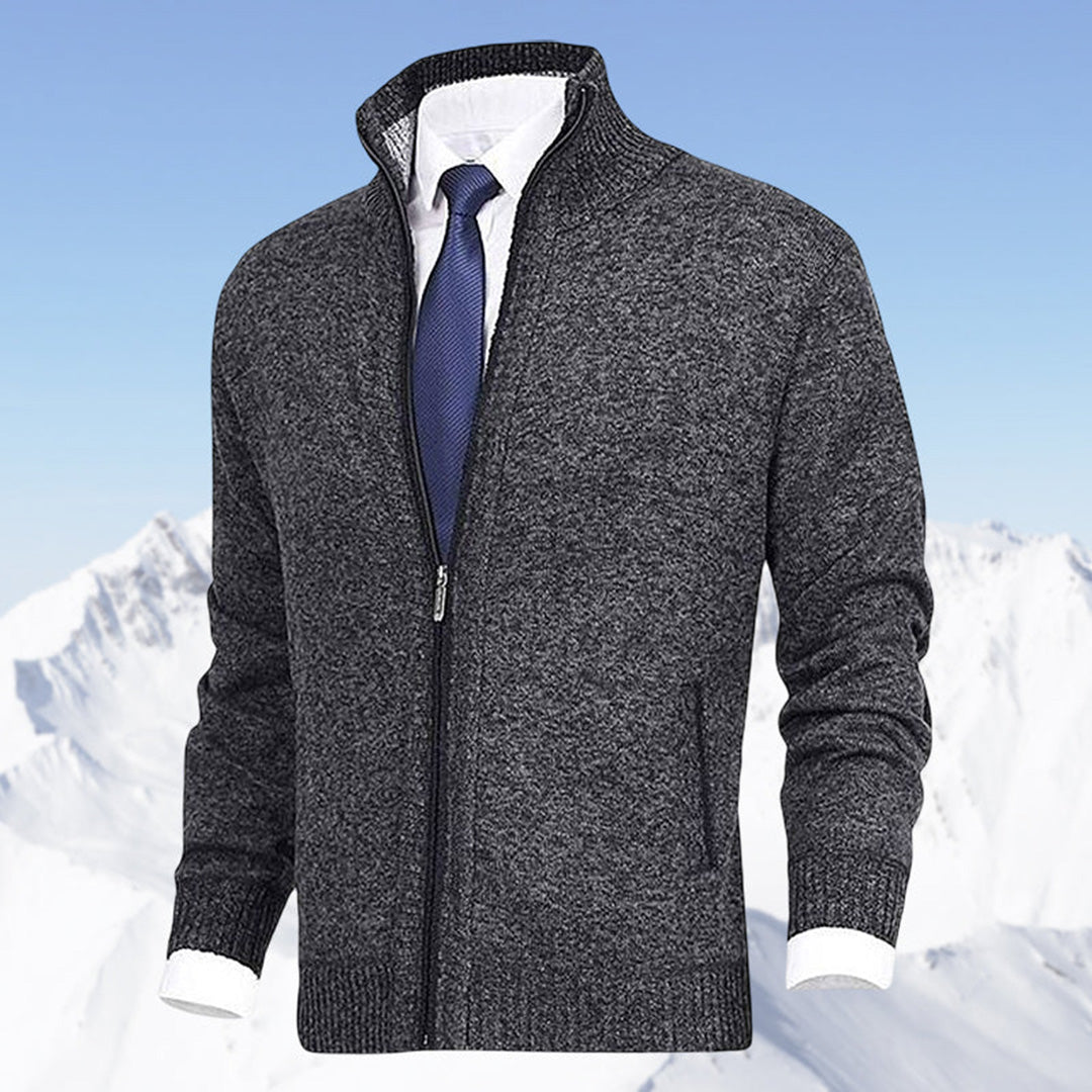Mens Long Sleeve Zip Front Everyday Gilet