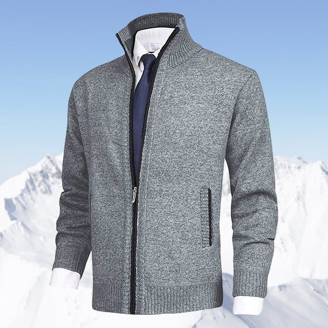 Mens Long Sleeve Zip Front Everyday Gilet