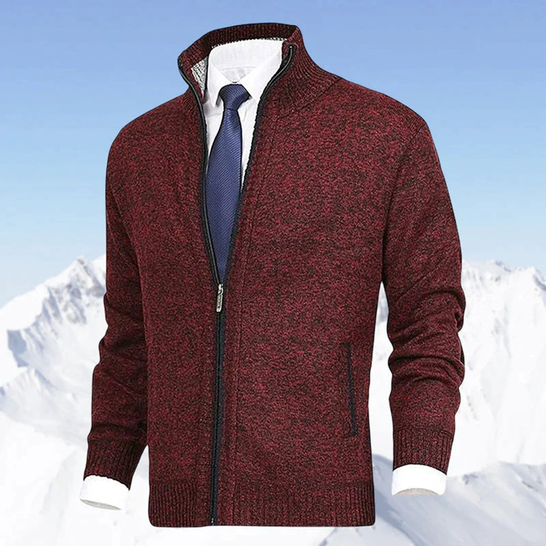 Mens Long Sleeve Zip Front Everyday Gilet
