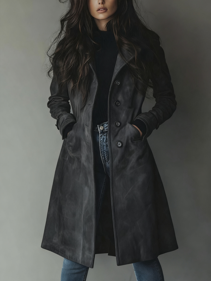 Knitted Trench Coat