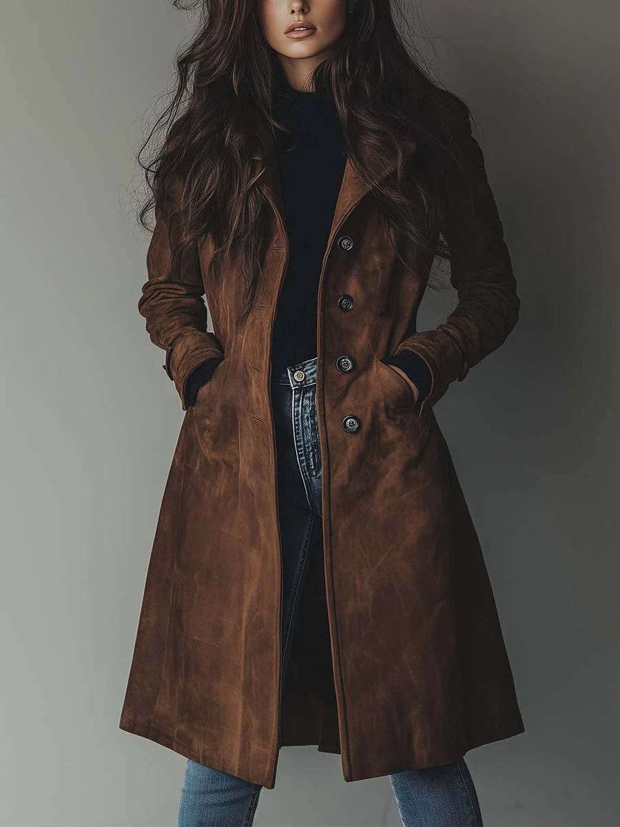 Knitted Trench Coat