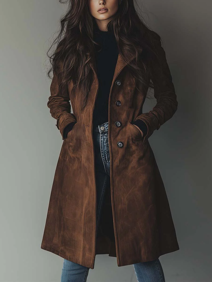Knitted Trench Coat