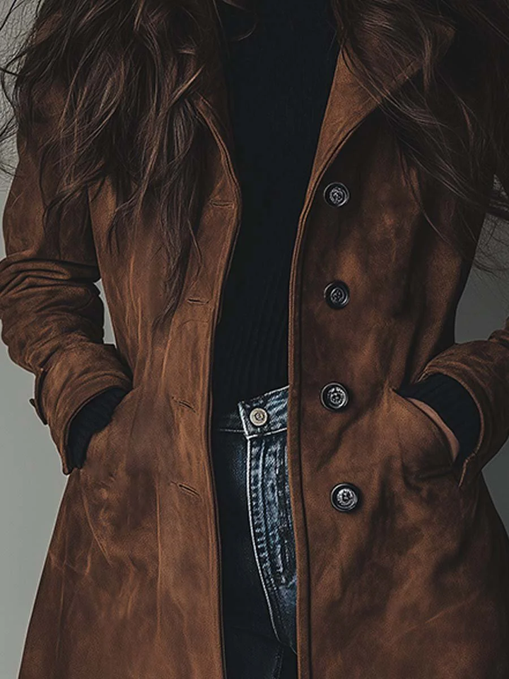 Knitted Trench Coat