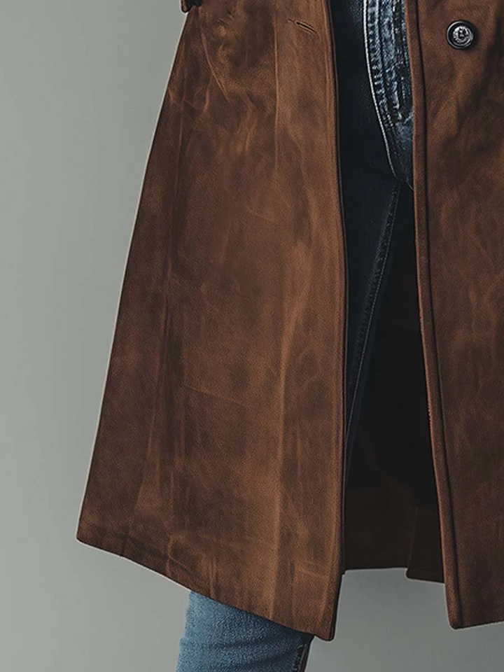 Knitted Trench Coat