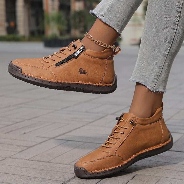 Womens Zip Front Relaxed Fit Trainers