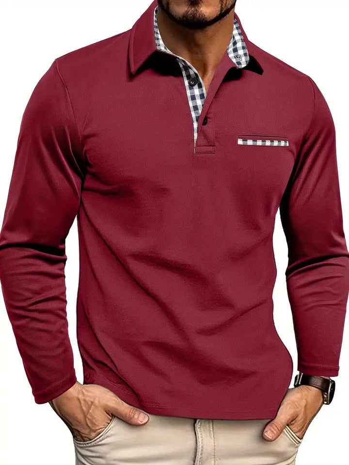 Leon | Long Sleeved Polo Shirt