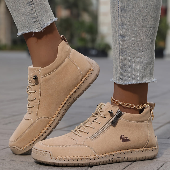 Womens Zip Front Relaxed Fit Trainers