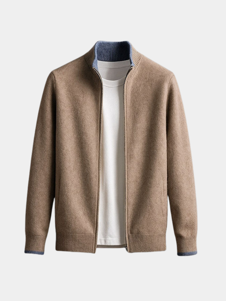 Noel | KNITTED JACKET WITH ZIP