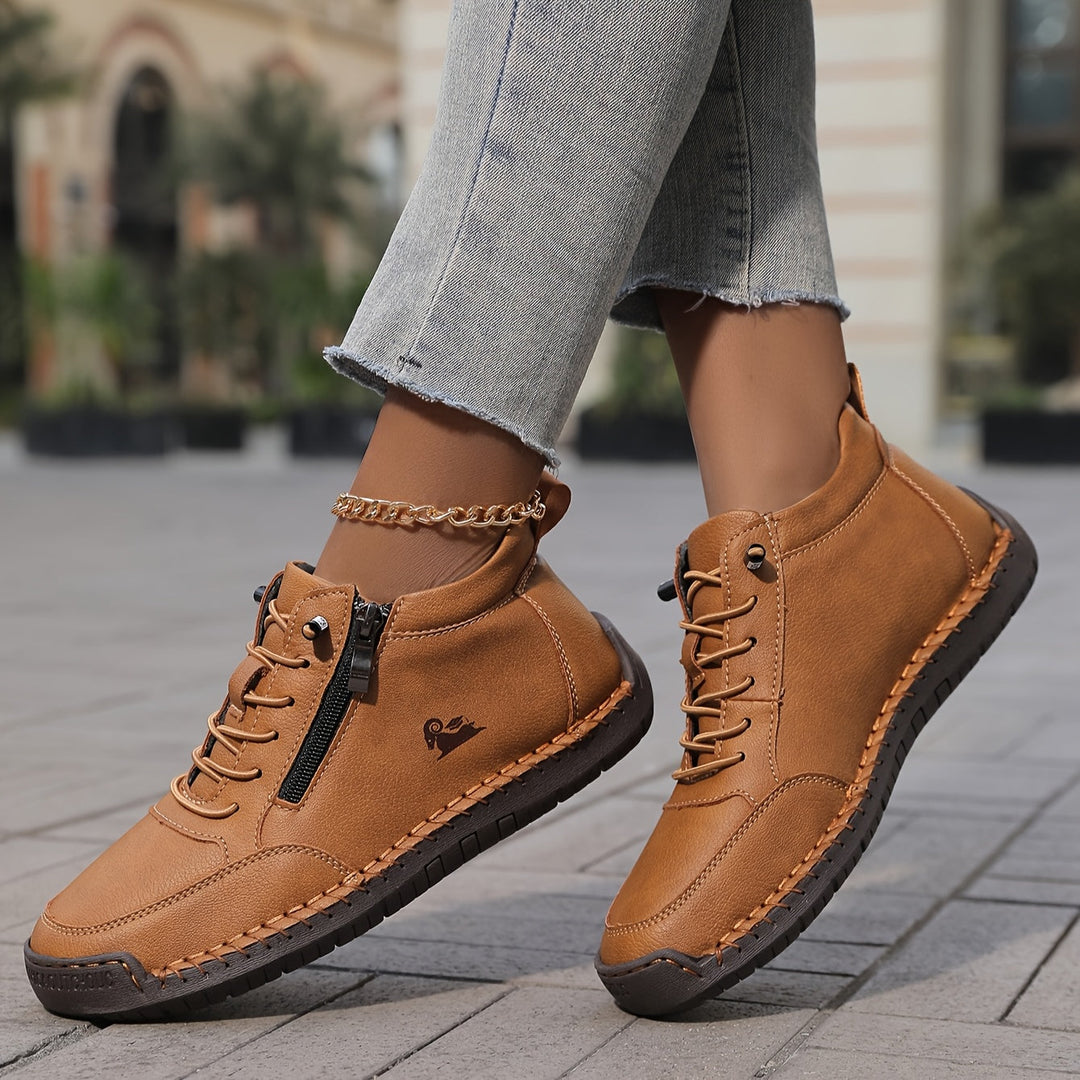 Womens Zip Front Relaxed Fit Trainers