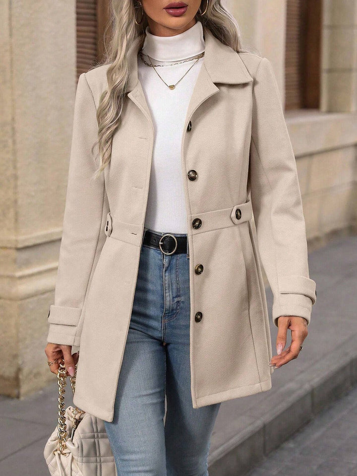 Womens Belted Trench Coat
