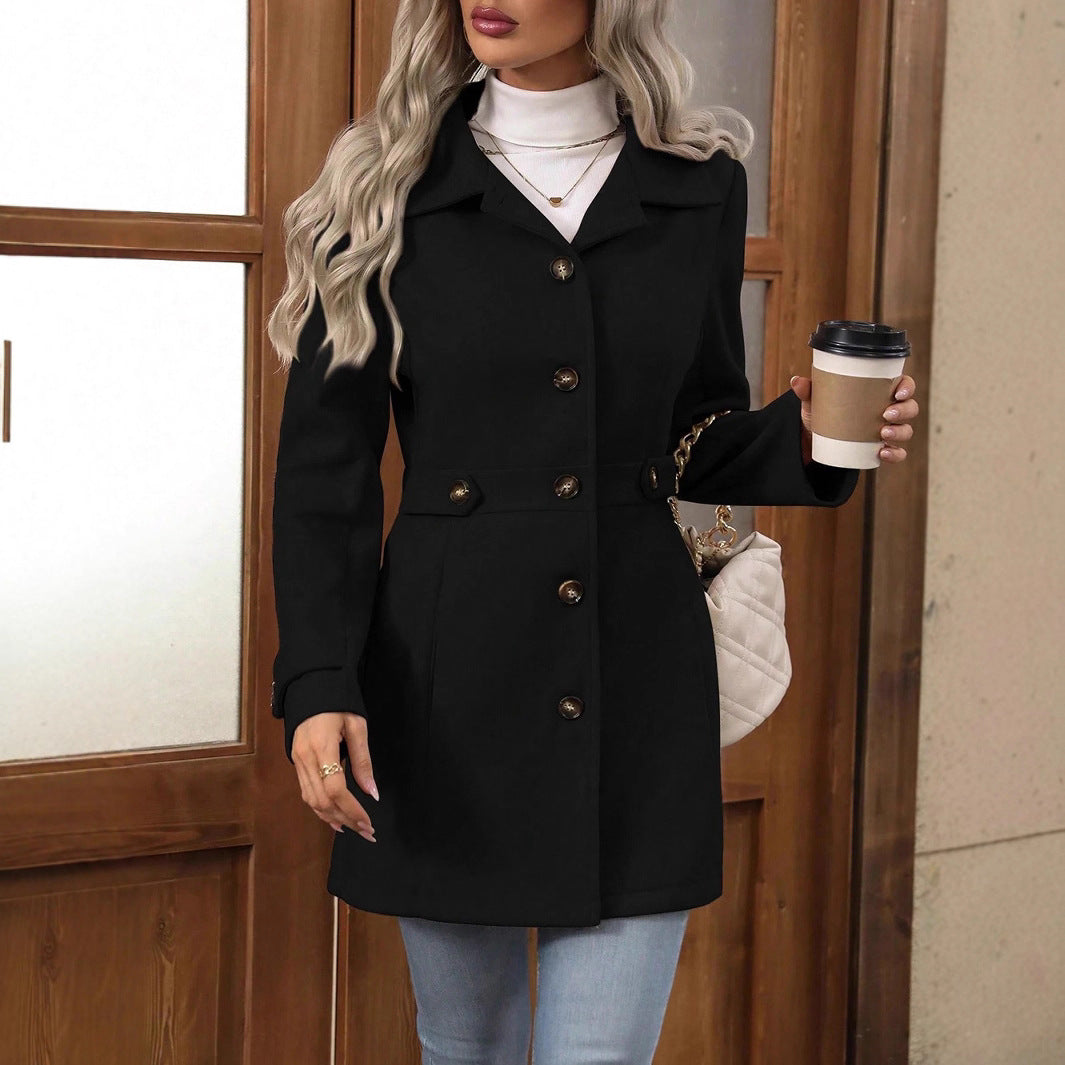 Womens Belted Trench Coat