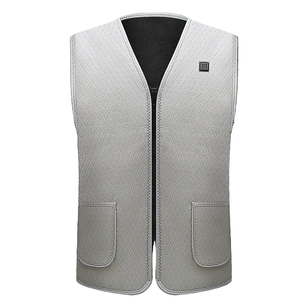 Mens Heated Slim Fit Zip Gilet