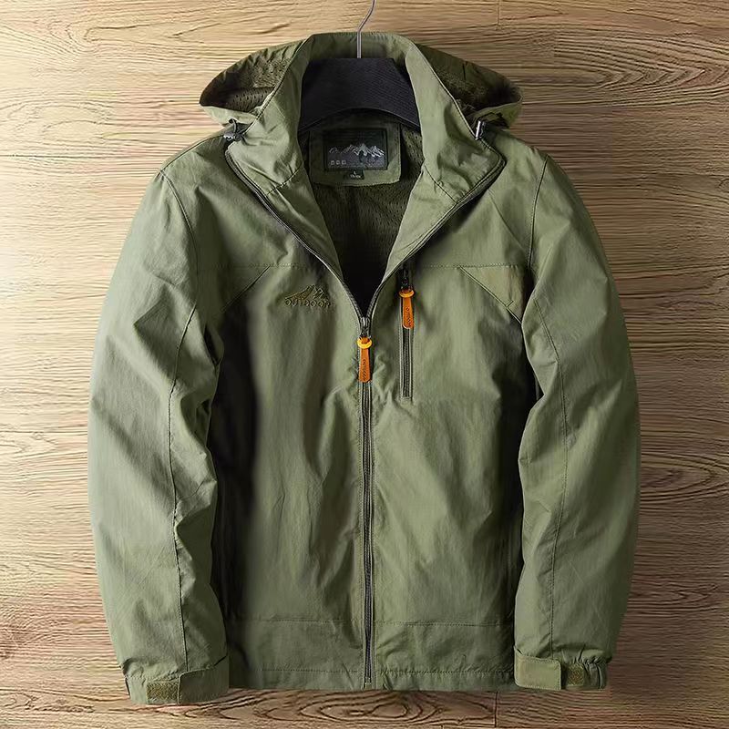 Hooded Water Resistant Waterproof Jacket