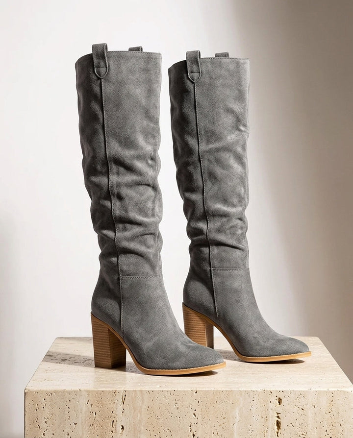 Womens Faux Suede Boots