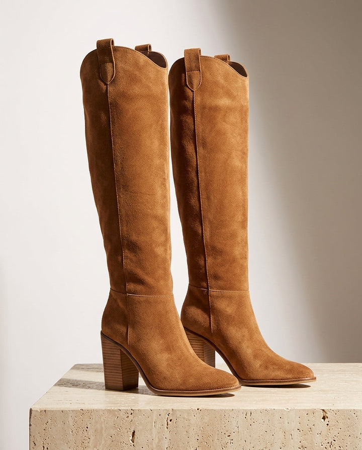 Womens Faux Suede Boots