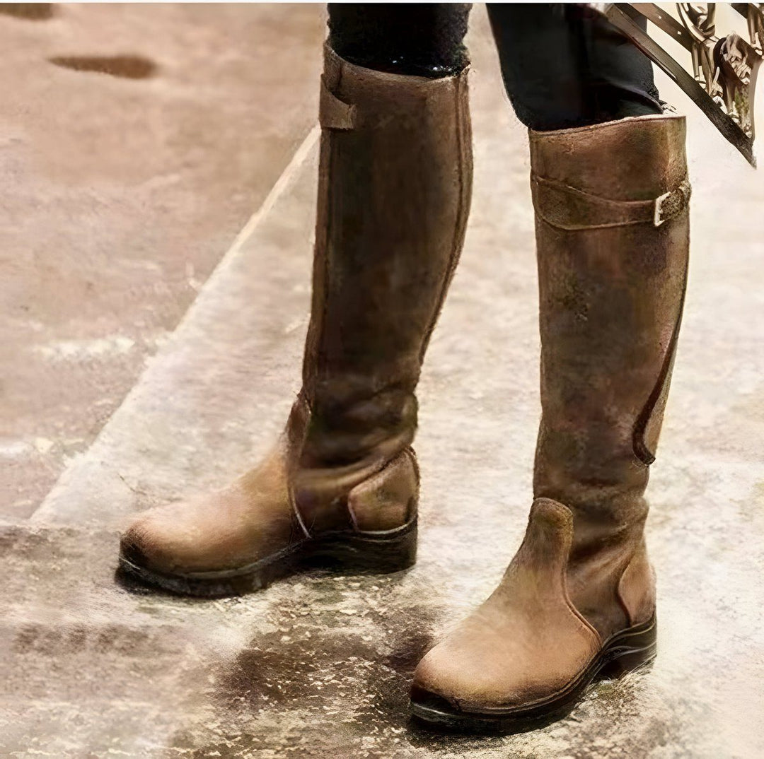 Womens Belted Boots