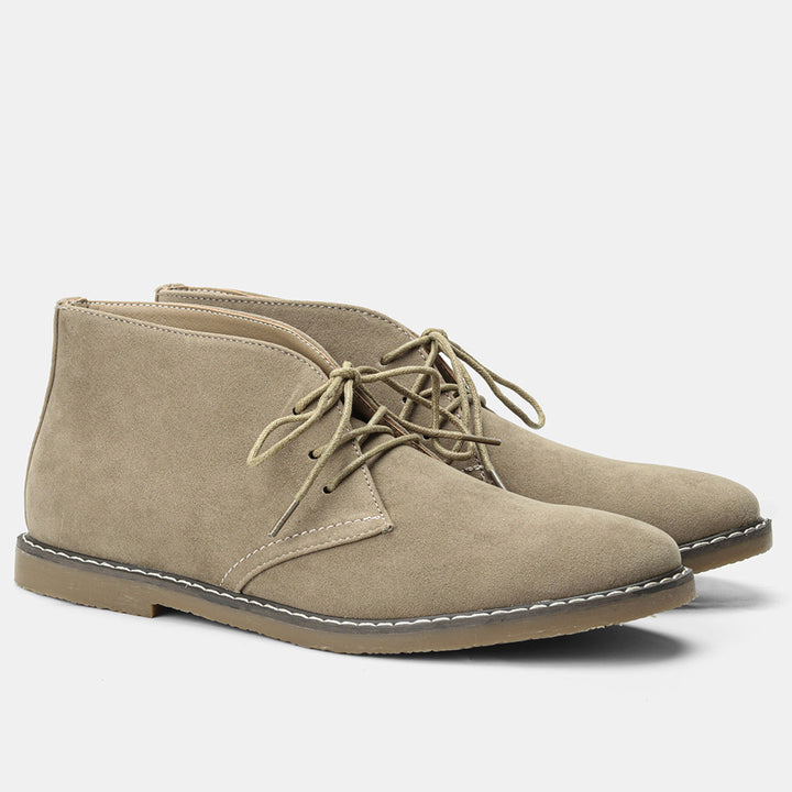 Mens Vintage Leather Chukka Ankle Boots