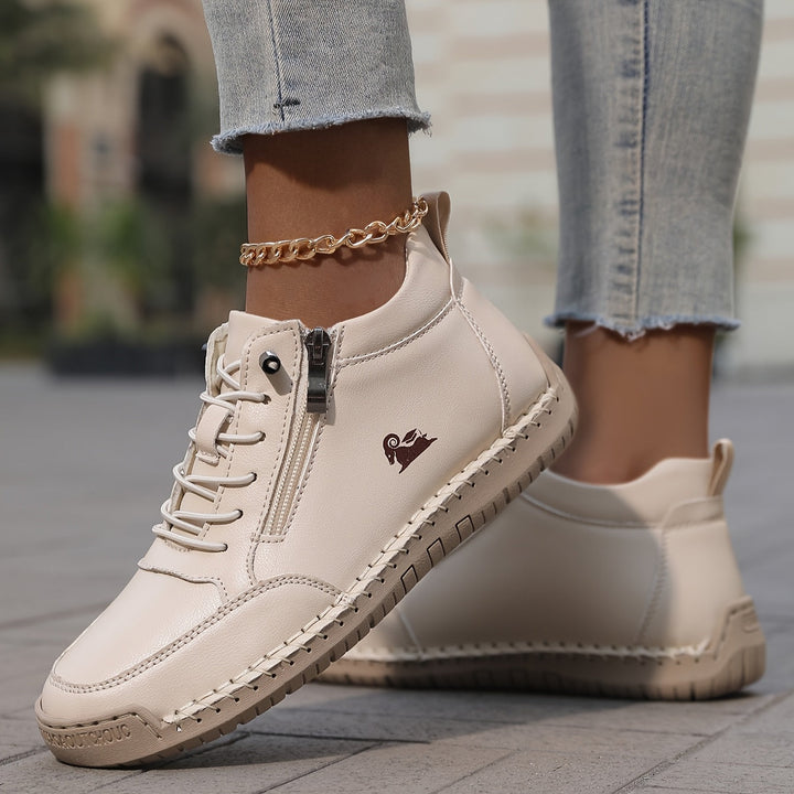 Womens Zip Front Relaxed Fit Trainers