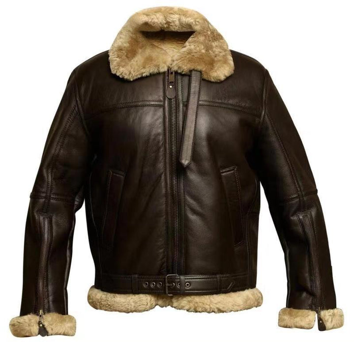 Mens Faux Leather Jacket
