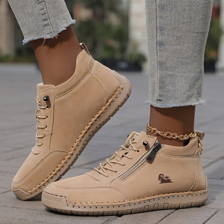 Womens Zip Front Relaxed Fit Trainers