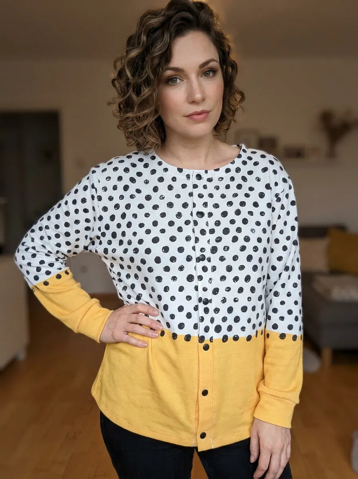 Womens Ribbed Cardigan