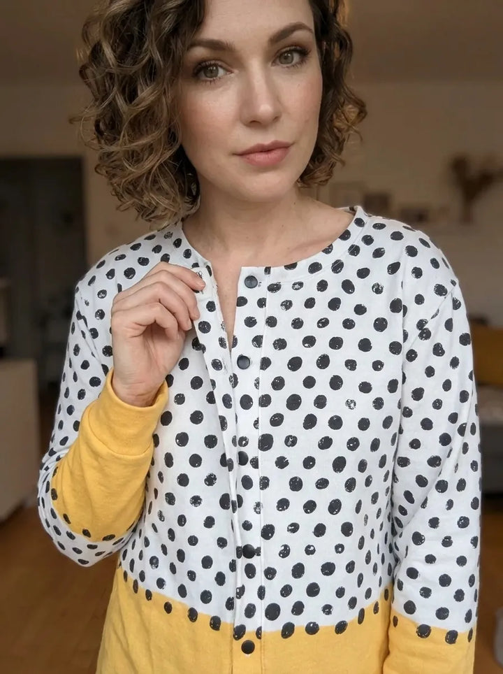 Womens Ribbed Cardigan