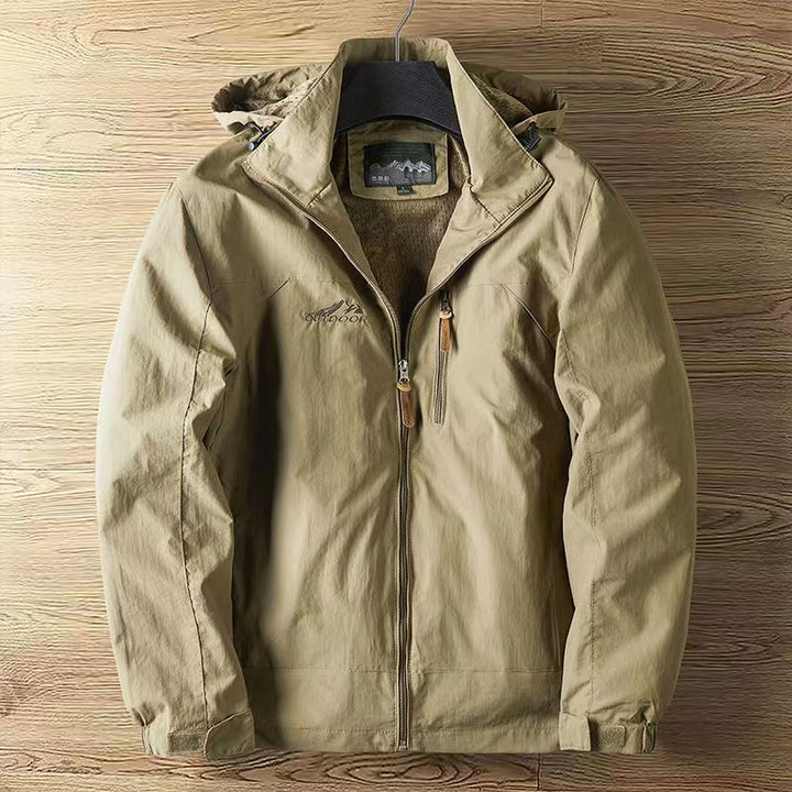 Hooded Water Resistant Waterproof Jacket