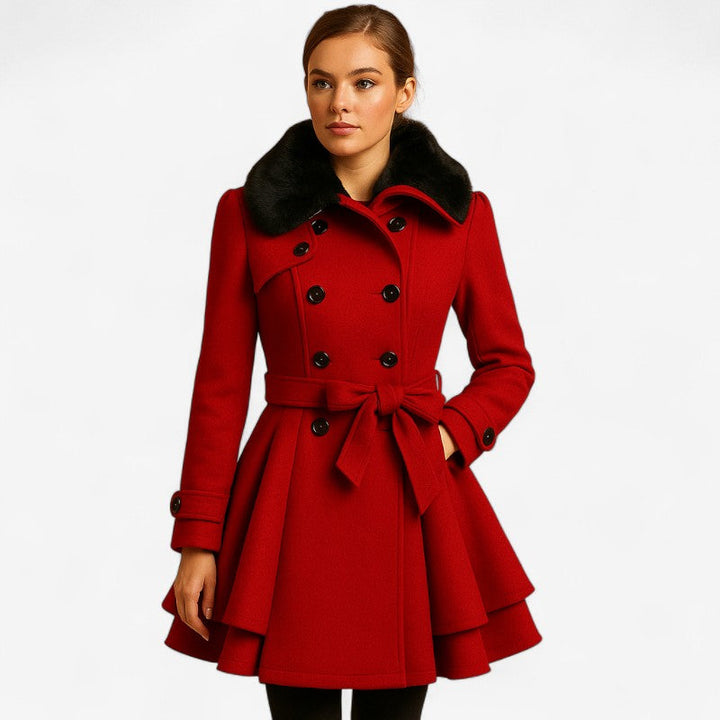 Womens Colourblock Coat