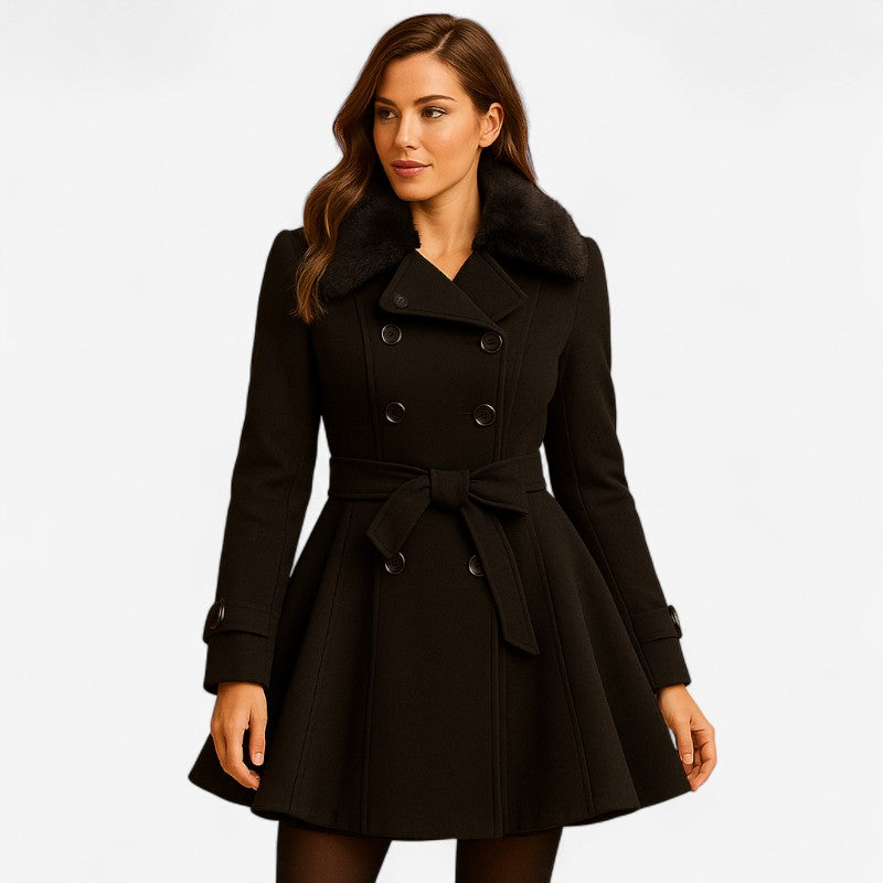 Womens Colourblock Coat