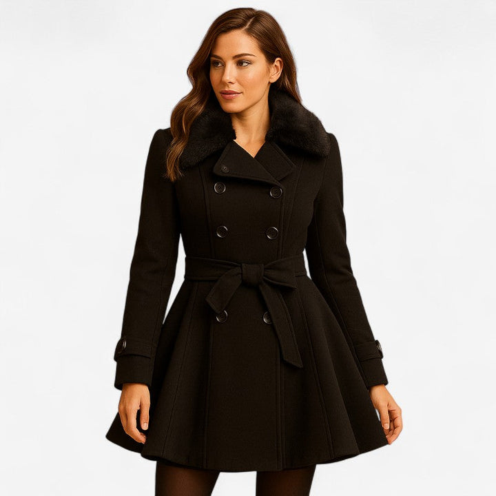 Womens Colourblock Coat