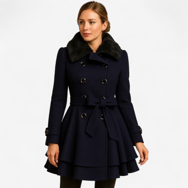 Womens Colourblock Coat