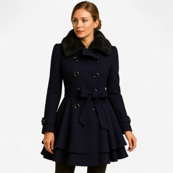 Womens Colourblock Coat