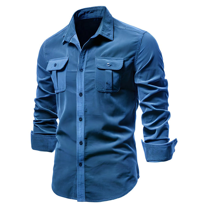 Mens Longline Relaxed Fit Classic Shirt