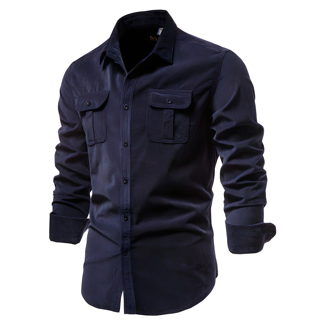 Mens Longline Relaxed Fit Classic Shirt