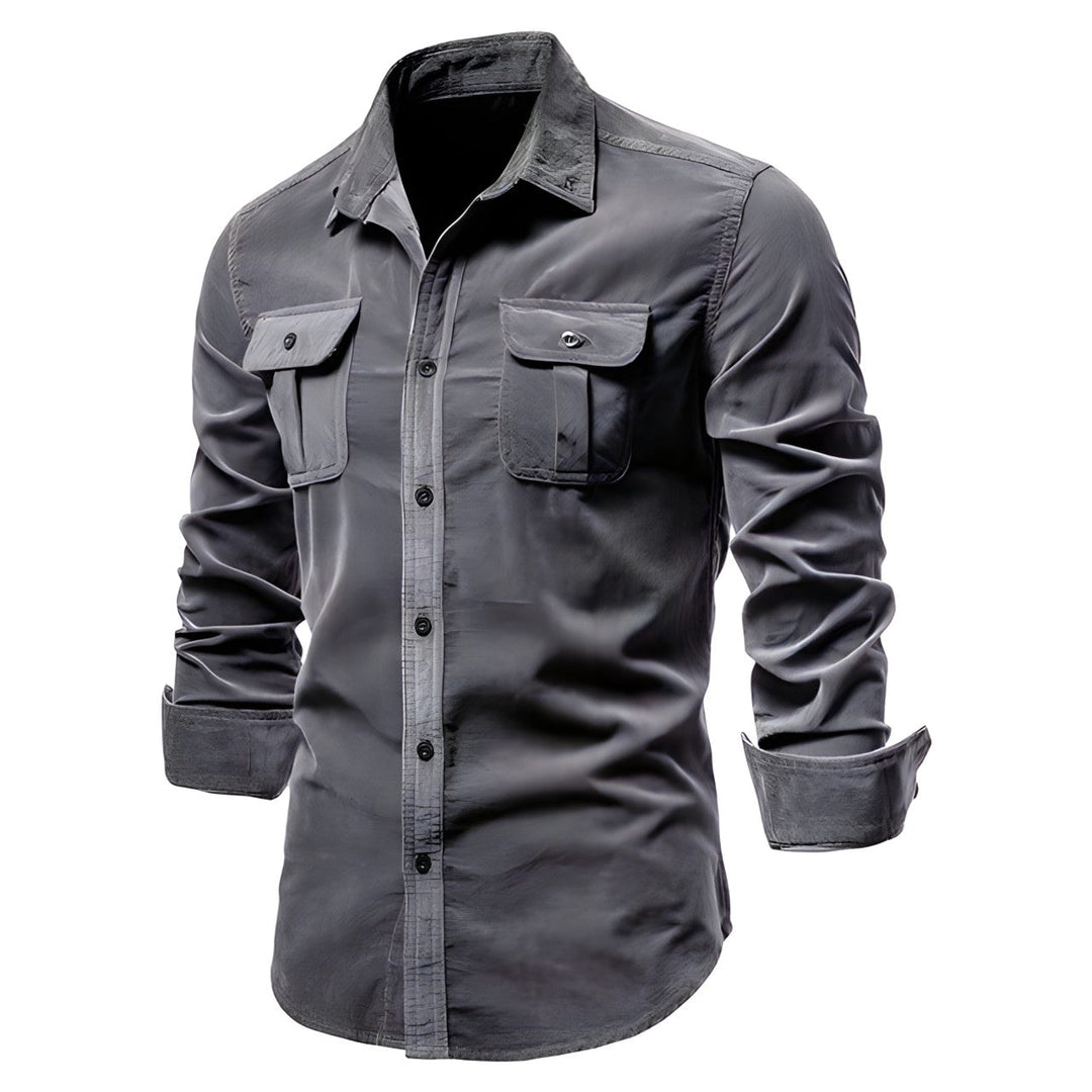 Mens Longline Relaxed Fit Classic Shirt