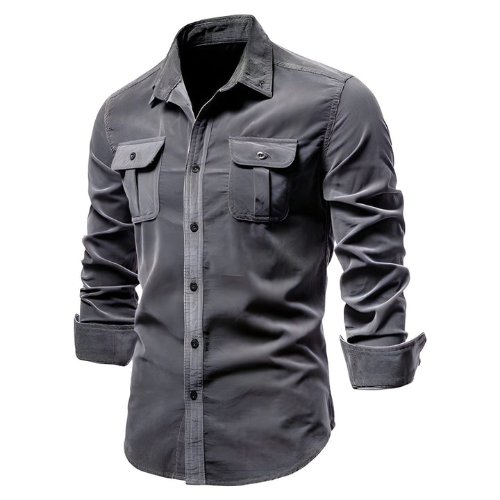 Mens Longline Relaxed Fit Classic Shirt