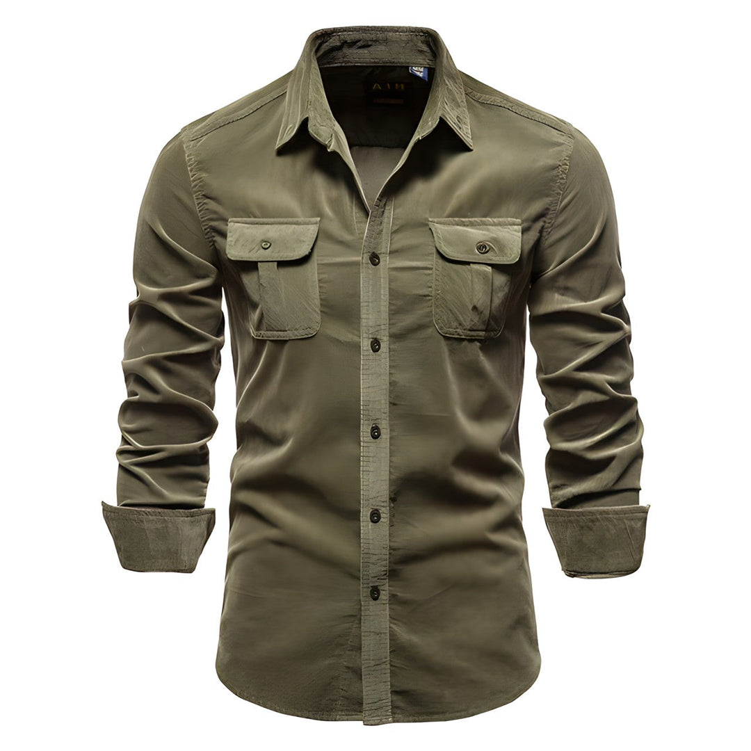 Mens Longline Relaxed Fit Classic Shirt