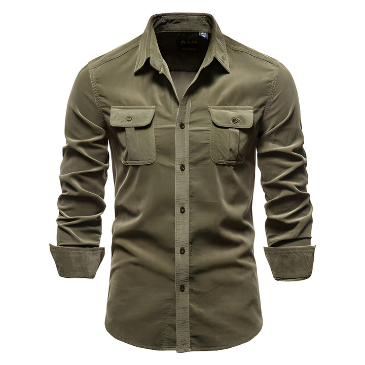 Mens Longline Relaxed Fit Classic Shirt