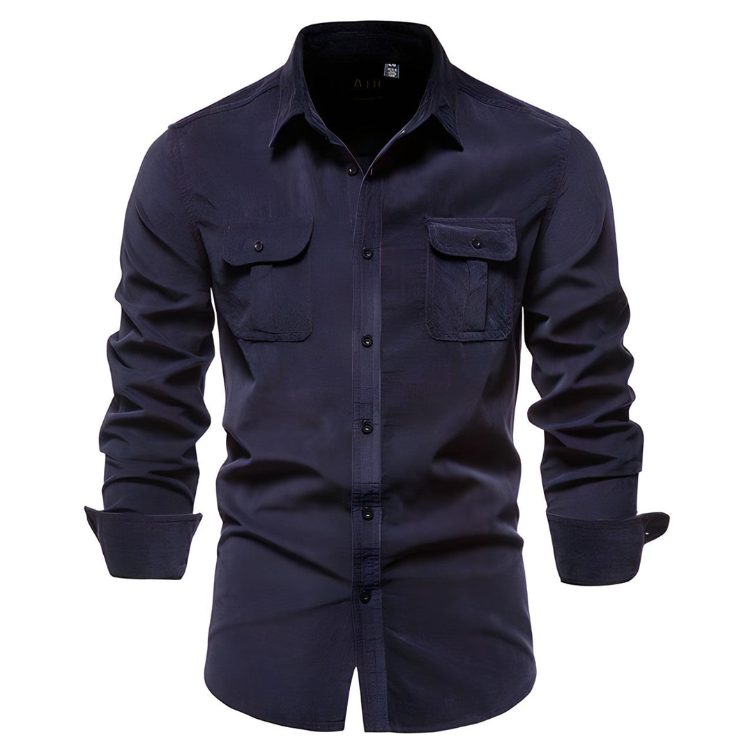 Mens Longline Relaxed Fit Classic Shirt