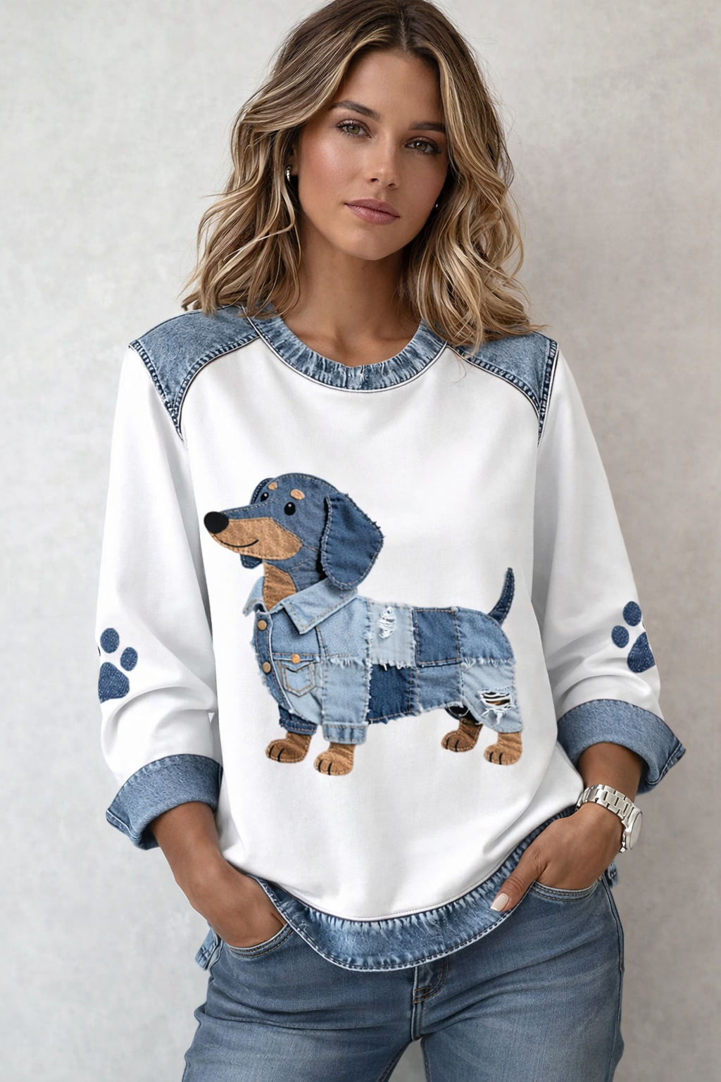 Womens Colourblock Sweater