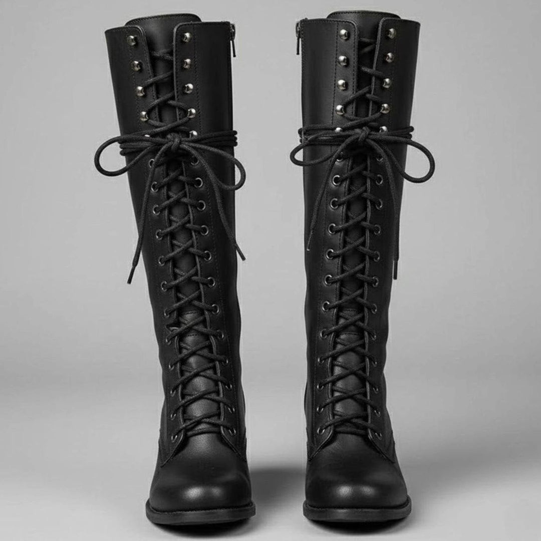 Womens Zip Front Boots