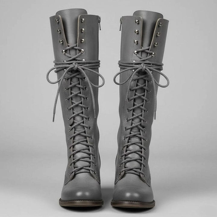 Womens Zip Front Boots