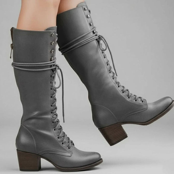 Womens Zip Front Boots
