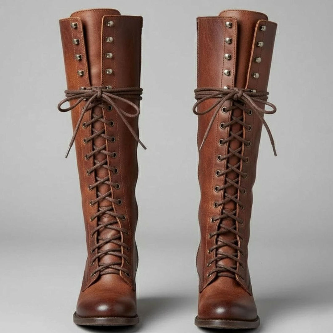 Womens Zip Front Boots
