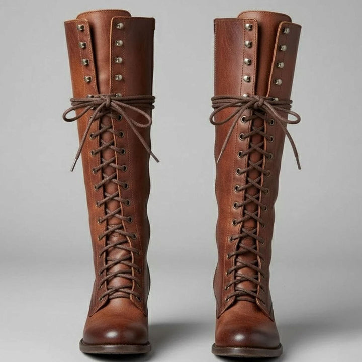 Womens Zip Front Boots