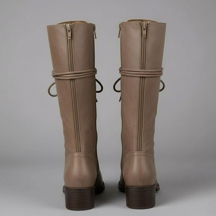 Womens Zip Front Boots